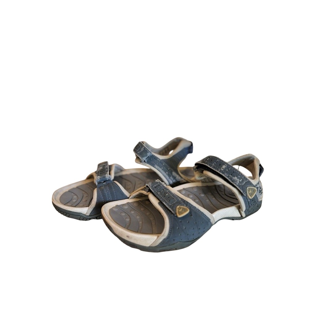 Nike ACG Women US 9 Gray Blue Outdoor Sport Sandals Hiking Strappy